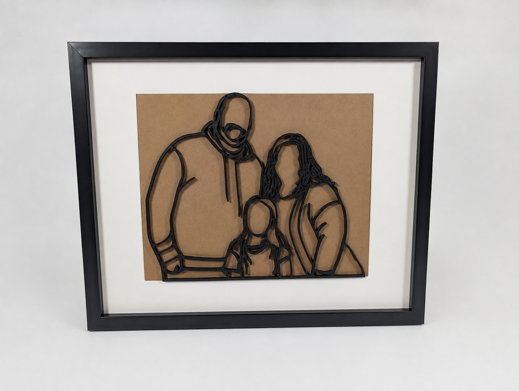 3D Wall Art with Frame